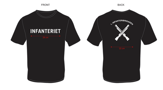 T-shirt (inget tryck på axeln)